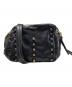 LANVIN（ランバン）の古着「チェーンショルダーレザースタッズバッグ」｜ブラック