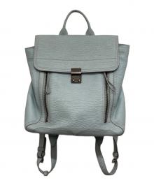 3.1 phillip lim（スリーワンフィリップリム）の古着「パシュリ/レザーリュック」｜スカイブルー