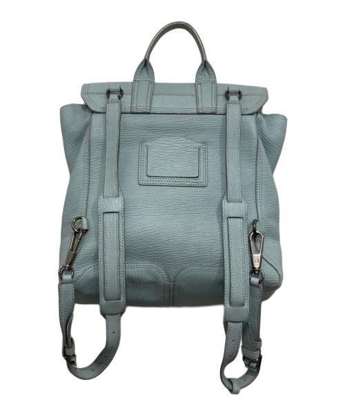 3.1 phillip lim（スリーワンフィリップリム）3.1 phillip lim (スリーワンフィリップリム) パシュリ/レザーリュック スカイブルーの古着・服飾アイテム