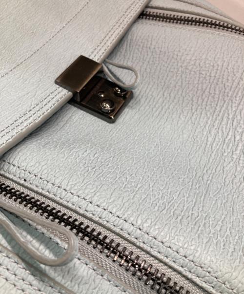 3.1 phillip lim（スリーワンフィリップリム）3.1 phillip lim (スリーワンフィリップリム) パシュリ/レザーリュック スカイブルーの古着・服飾アイテム