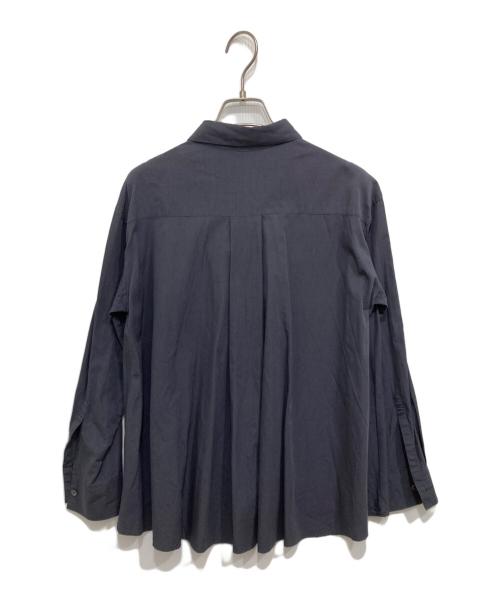 Midi-Umi（ミディウミ）Midi-Umi (ミディウミ) ワイドシャツ グレー サイズ:Freeの古着・服飾アイテム