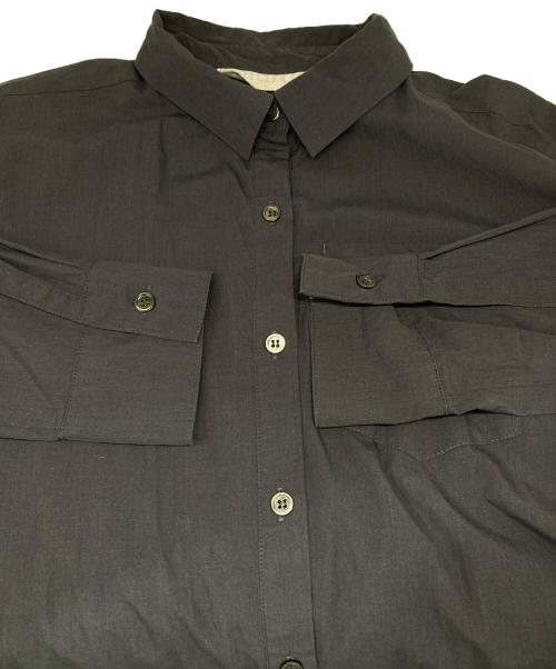 Midi-Umi（ミディウミ）Midi-Umi (ミディウミ) ワイドシャツ グレー サイズ:Freeの古着・服飾アイテム