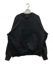 DAIWA PIER39（ダイワ ピア39）の古着「TECH SWEAT CREW FREEDOM SLEEVE/フリーダムスリーブスウェット」｜ブラック