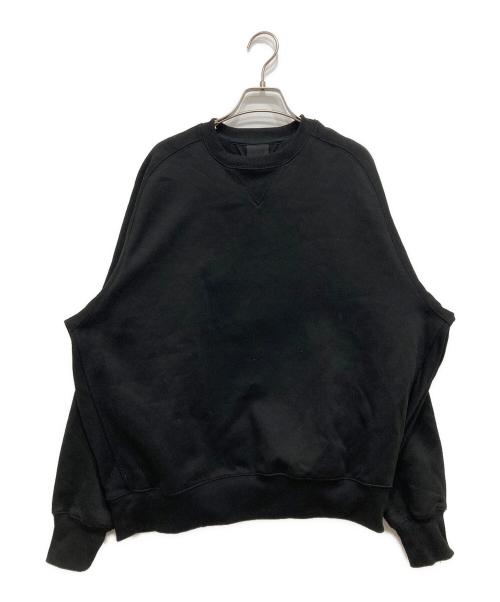 DAIWA PIER39（ダイワ ピア39）DAIWA PIER39 (ダイワ ピア39) TECH SWEAT CREW FREEDOM SLEEVE/フリーダムスリーブスウェット ブラック サイズ:Mの古着・服飾アイテム