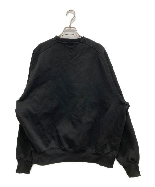 DAIWA PIER39（ダイワ ピア39）DAIWA PIER39 (ダイワ ピア39) TECH SWEAT CREW FREEDOM SLEEVE/フリーダムスリーブスウェット ブラック サイズ:Mの古着・服飾アイテム