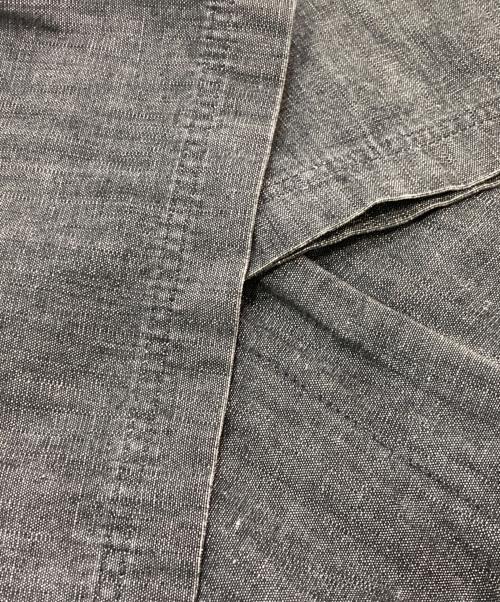 EVISU（エヴィス）EVISU (エヴィス) NECESSARY or UNNECESSARY (ネセサリーオアアンネセサリー) ハーフパンツ ブラック サイズ:81cm (W32)の古着・服飾アイテム