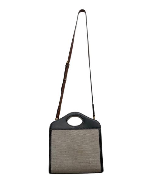 BURBERRY（バーバリー）BURBERRY (バーバリー) 2WAY MINI POCKET BAG ベージュ×ブラックの古着・服飾アイテム