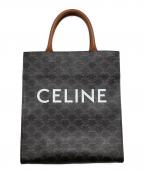 CELINEセリーヌ）の古着「スモールバーティカルカバ/マカダム柄トートバッグ」｜ブラウン