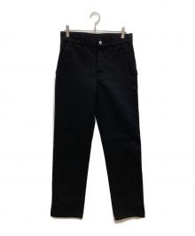 BURBERRY（バーバリー）の古着「Embroidered Logo Slim Fit Jeans」｜ブラック