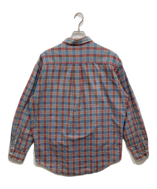 BANANA REPUBLIC（バナナリパブリック）BANANA REPUBLIC (バナナリパブリック) コットンチェックシャツ ブルー サイズ:Lの古着・服飾アイテム