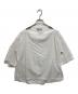 132 5. ISSEY MIYAKE（132 5. イッセイ ミヤケ）の古着「ポリバイアスプリーツトップス/半袖ブラウス」｜ホワイト