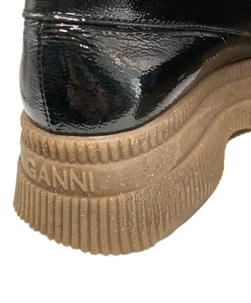 GANNI（ガニー）Ganni (ガニー) プラットフォーム厚底ローファー ブラック サイズ:37の古着・服飾アイテム