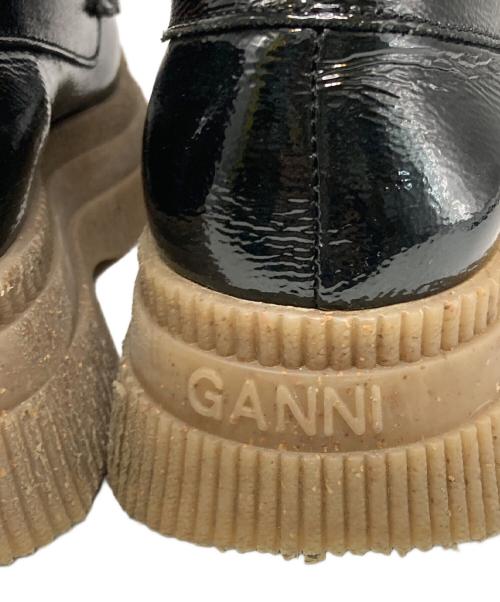 GANNI（ガニー）Ganni (ガニー) プラットフォーム厚底ローファー ブラック サイズ:37の古着・服飾アイテム