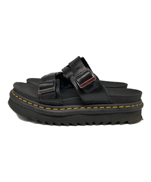 Dr.Martens（ドクターマーチン）Dr.Martens (ドクターマーチン) MYLES/厚底シャークソールサンダル ブラック サイズ:EU39の古着・服飾アイテム