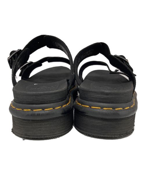 Dr.Martens（ドクターマーチン）Dr.Martens (ドクターマーチン) MYLES/厚底シャークソールサンダル ブラック サイズ:EU39の古着・服飾アイテム