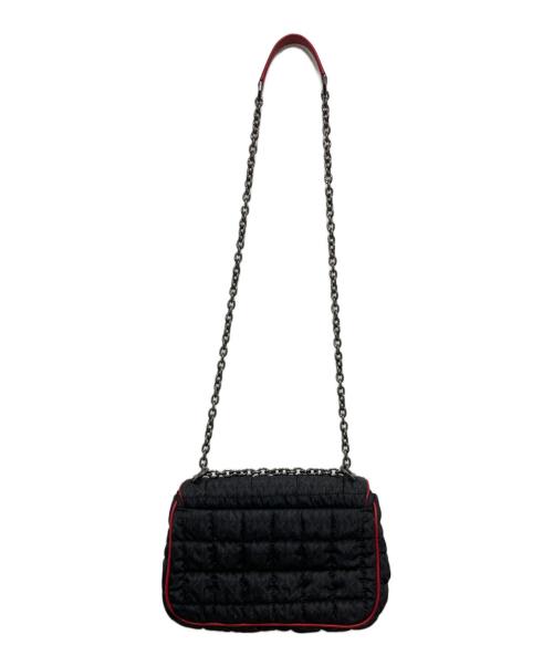 MICHAEL KORS（マイケルコース）MICHAEL KORS (マイケルコース) SOHO キルティングチェーンショルダーバッグ ブラックの古着・服飾アイテム
