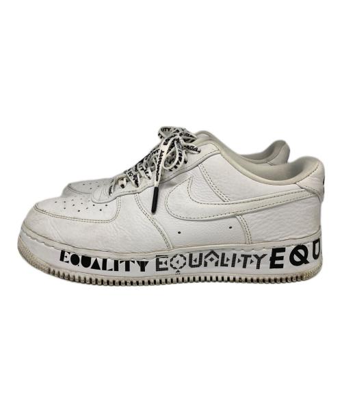 NIKE（ナイキ）NIKE (ナイキ) AIR FORCE 1 LOW EQUALITY ホワイト サイズ:27.5の古着・服飾アイテム