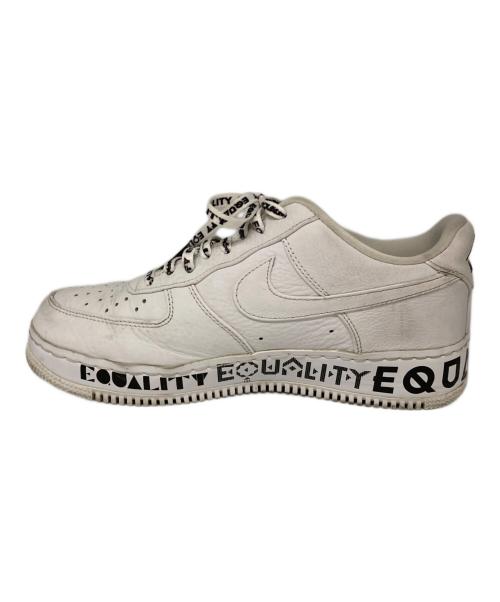 NIKE（ナイキ）NIKE (ナイキ) AIR FORCE 1 LOW EQUALITY ホワイト サイズ:27.5の古着・服飾アイテム