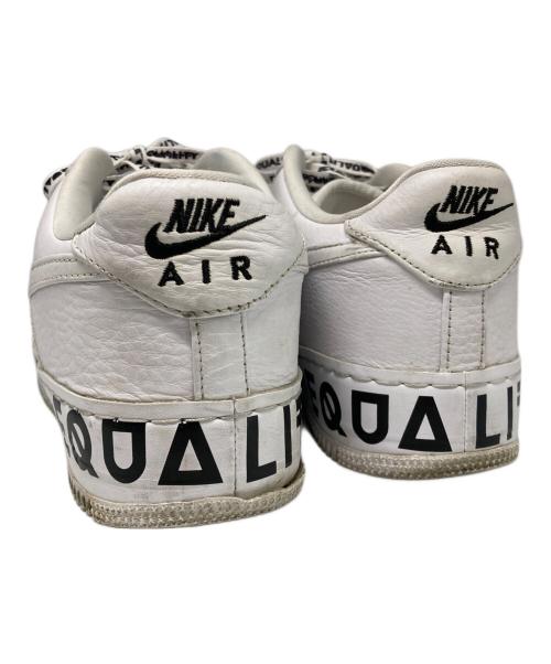 NIKE（ナイキ）NIKE (ナイキ) AIR FORCE 1 LOW EQUALITY ホワイト サイズ:27.5の古着・服飾アイテム