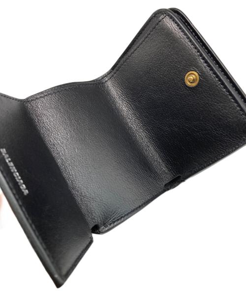 BALENCIAGA（バレンシアガ）BALENCIAGA (バレンシアガ) 3つ折り財布 ブラックの古着・服飾アイテム