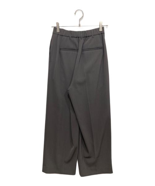IENA（イエナ）IENA (イエナ) サスペンダーツイルパンツ/タックワイドパンツ グレー サイズ:SIZE36の古着・服飾アイテム
