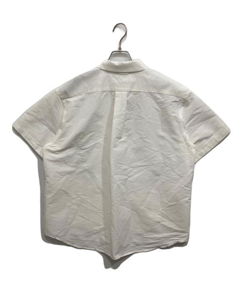 YAECA（ヤエカ）YAECA (ヤエカ) Comfort Shirt – Extra Wide S/S ホワイト サイズ:Mの古着・服飾アイテム