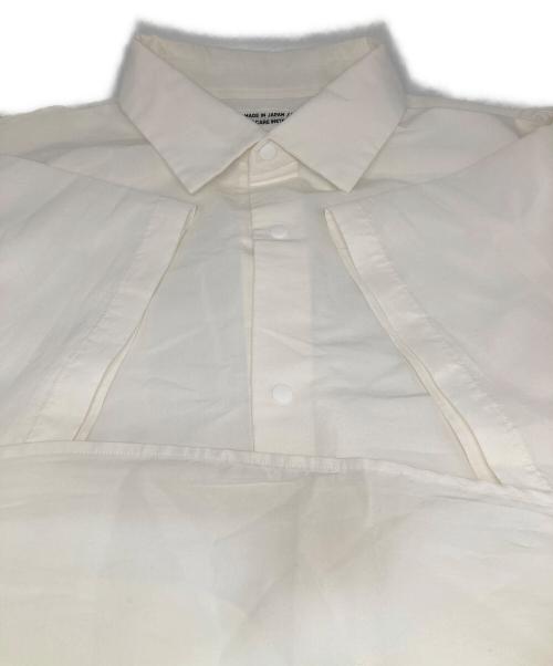 YAECA（ヤエカ）YAECA (ヤエカ) Comfort Shirt – Extra Wide S/S ホワイト サイズ:Mの古着・服飾アイテム