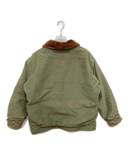 不明（フメイ）不明 (フメイ) 70'S Ｎ-1 デッキジャケット オリーブ サイズ:SIZE 68の古着・服飾アイテム