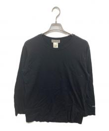 YOHJI YAMAMOTO（ヨウジヤマモト）の古着「スリーブロゴロングスリーブカットソー」｜ブラック