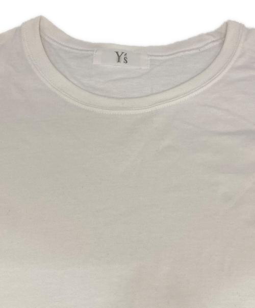 Y's（ワイズ）Y's (ワイズ) ワンポイントTEE ホワイト サイズ:４の古着・服飾アイテム