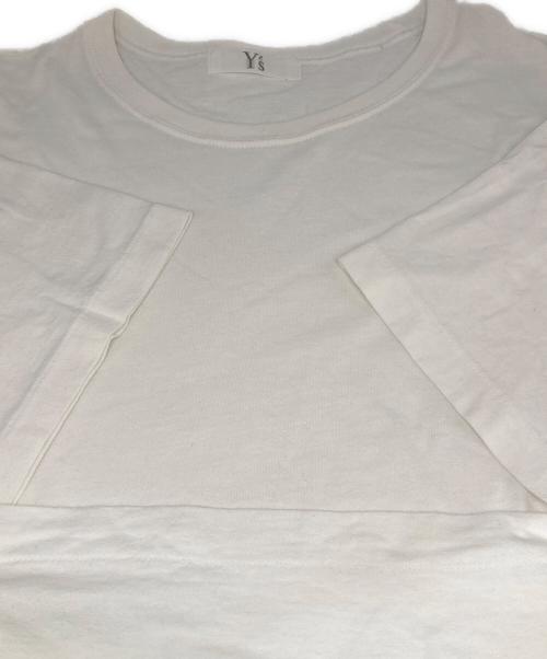 Y's（ワイズ）Y's (ワイズ) ワンポイントTEE ホワイト サイズ:４の古着・服飾アイテム