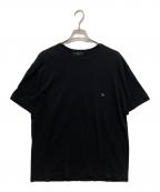 Y'sワイズ）の古着「ワンポイントTEE」｜ブラック