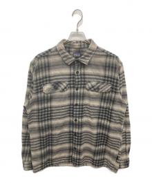 Patagonia（パタゴニア）の古着「フィヨルドフランネルシャツ」｜グレー