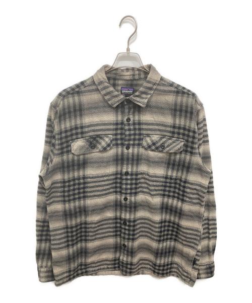 Patagonia（パタゴニア）Patagonia (パタゴニア) フィヨルドフランネルシャツ グレー サイズ:Lの古着・服飾アイテム