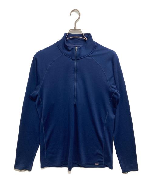 Patagonia（パタゴニア）Patagonia (パタゴニア) キャプリーンミッドウェイトジップネック ネイビー サイズ:Lの古着・服飾アイテム