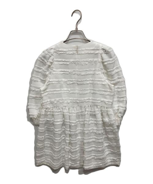 Diagram（ダイアグラム）Diagram (ダイアグラム) フリンジJQパフトップ ホワイト サイズ:36 未使用品の古着・服飾アイテム