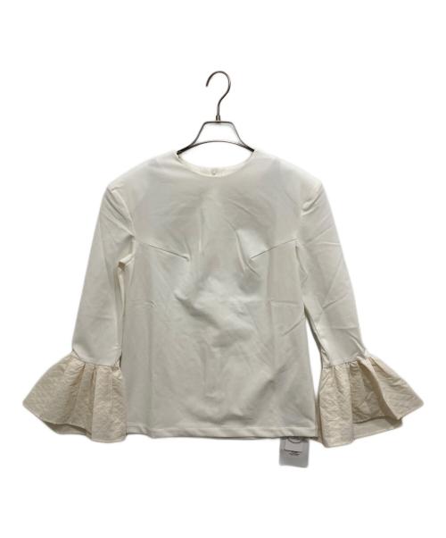 St.cecilia（セントセシリア）St.cecilia (セントセシリア) クレープカットソー アイボリー サイズ:free 未使用品の古着・服飾アイテム