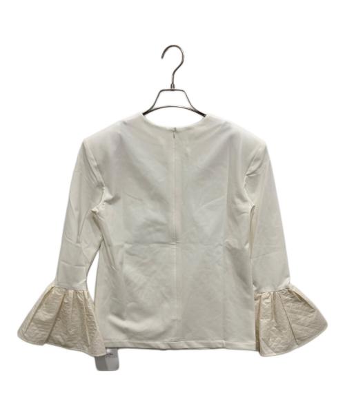 St.cecilia（セントセシリア）St.cecilia (セントセシリア) クレープカットソー アイボリー サイズ:free 未使用品の古着・服飾アイテム
