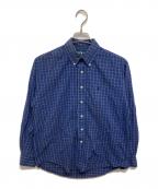 RALPH LAURENラルフローレン）の古着「長袖チェックシャツ」｜ブルー