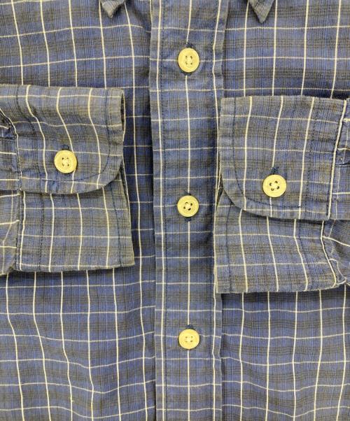 RALPH LAUREN（ラルフローレン）RALPH LAUREN (ラルフローレン) 長袖チェックシャツ ブルー サイズ:Sの古着・服飾アイテム