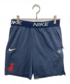 NIKEナイキ）の古着「オーセンティックショートニットパンツ」｜ブルー