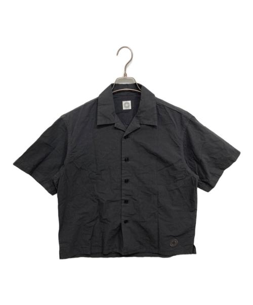 ORCIVAL（オーシバル）ORCIVAL (オーシバル) OPEN COLLAR SHORT SLEEVE SHIRT/製品染め半袖シャツ グレー サイズ:1の古着・服飾アイテム
