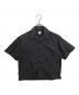 ORCIVAL（オーシバル）の古着「OPEN COLLAR SHORT SLEEVE SHIRT/製品染め半袖シャツ」｜グレー