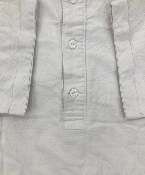 DANTON（ダントン）DANTON (ダントン) 丸襟プルオーバーシャツ ベージュ サイズ:38の古着・服飾アイテム