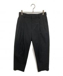 journal standard luxe（ジャーナルスタンダード ラックス）の古着「ライトツイルタックテーパーパンツ」｜ブラック