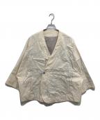 amachi.アマチ）の古着「Elise Gettliffe Suimyaku Jacket/リバーシブルジャケット」｜アイボリー
