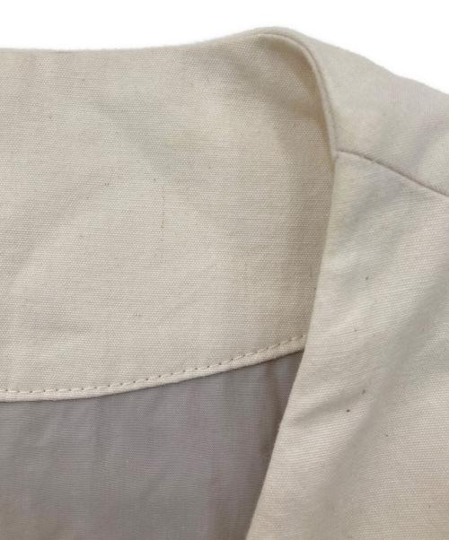 amachi.（アマチ）amachi. (アマチ) Elise Gettliffe Suimyaku Jacket/リバーシブルジャケット アイボリー サイズ:5の古着・服飾アイテム