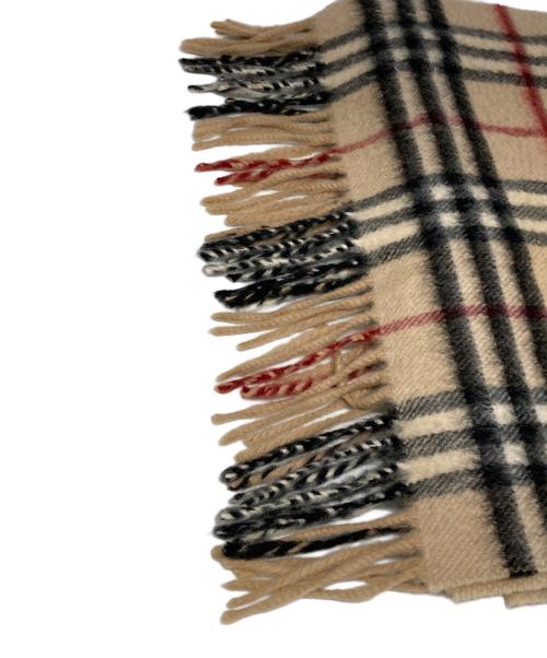 BURBERRY LONDON（バーバリーロンドン）BURBERRY LONDON (バーバリーロンドン) ノバチェックカシミヤマフラー ベージュ サイズ:FREEの古着・服飾アイテム