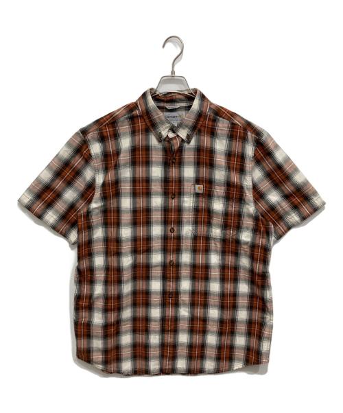 CarHartt（カーハート）CarHartt (カーハート) 半袖シャツ ホワイト サイズ:Lの古着・服飾アイテム