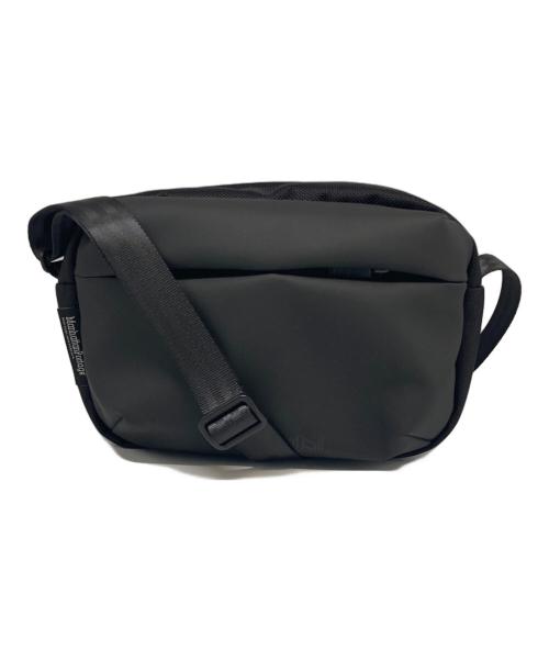 Manhattan Portage BLACK LABEL（マンハッタンポーテージ ブラックレーベル）Manhattan Portage BLACK LABEL (マンハッタンポーテージ ブラックレーベル) VEGGIE LEATHER ショルダーバッグ ブラックの古着・服飾アイテム